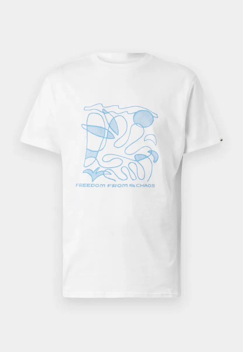 EVO ABSTRACT UNISEX - T-Shirt print - white
