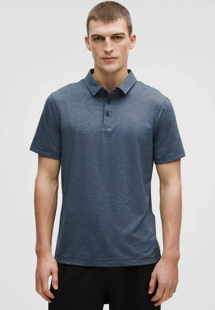 EVOLUTION SHORT-SLEEVE - Poloshirt - heathered nautical navy