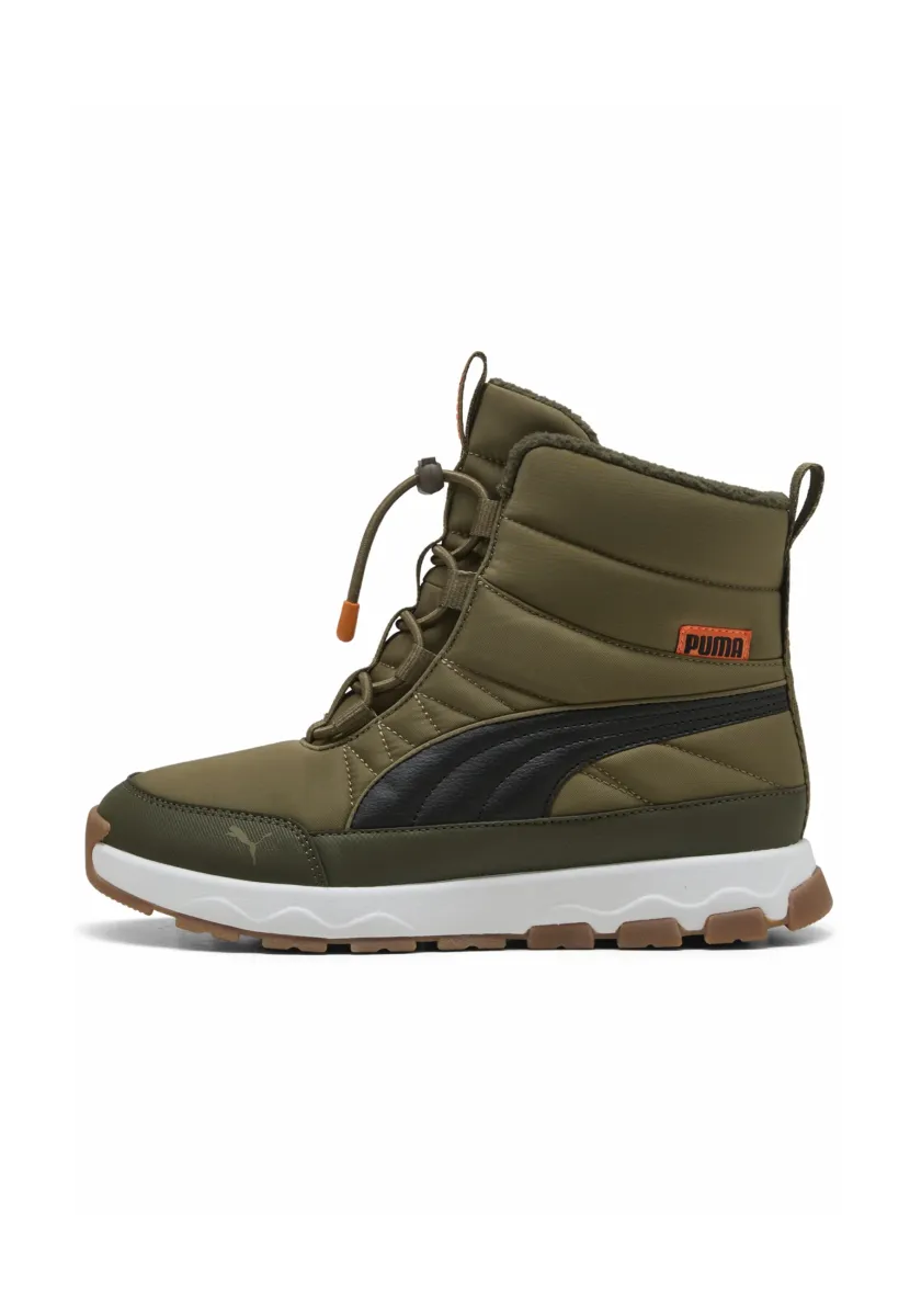 EVOLVE - Snowboot/Winterstiefel - olive- black-orange glo