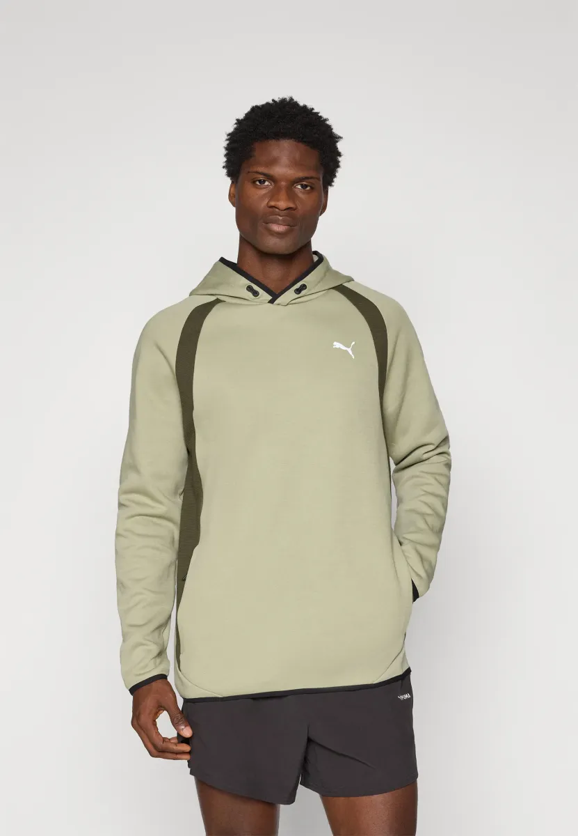 EVOSTRIPE HOODIE - Kapuzenpullover - lux army