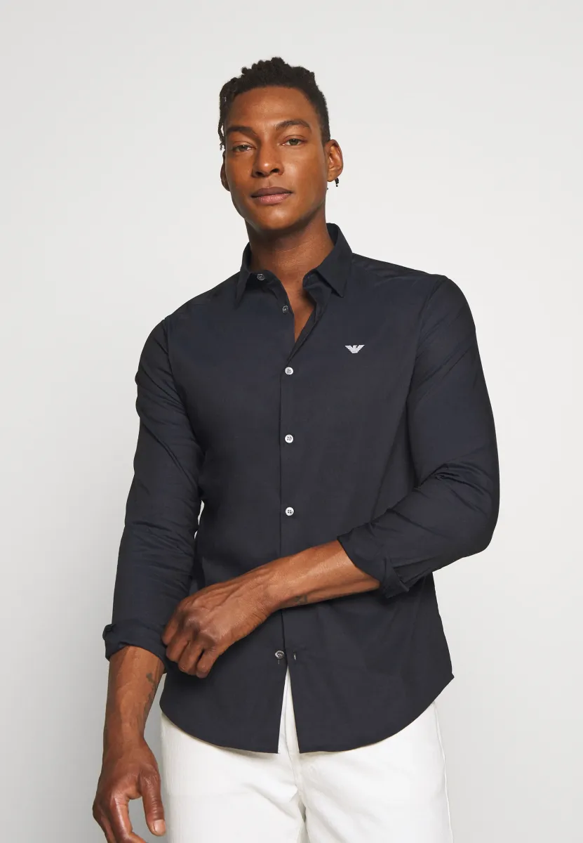 EXCLUSIVE CONTRAST LOGO - Hemd - navy