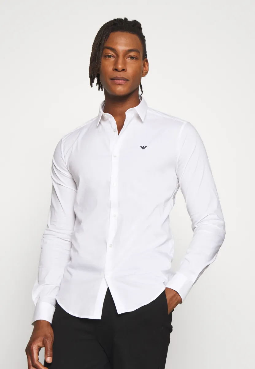 EXCLUSIVE CONTRAST LOGO - Hemd - whiite