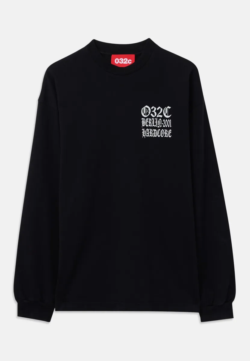 EXCLUSIVE HARDCORE LONGLSEEVE UNISEX - Langarmshirt - black