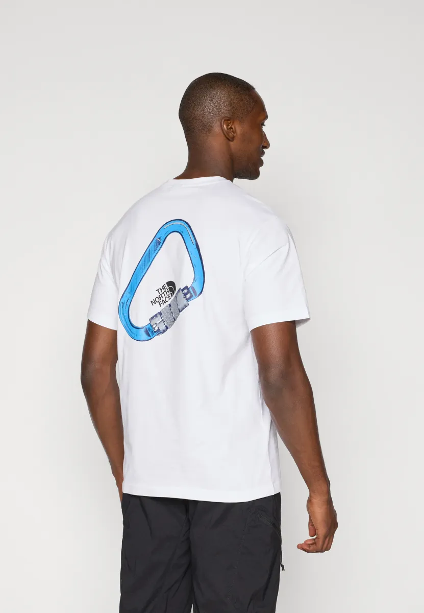 EXPLORE CARABINER RELAXED TEE UNISEX - T-Shirt print - white