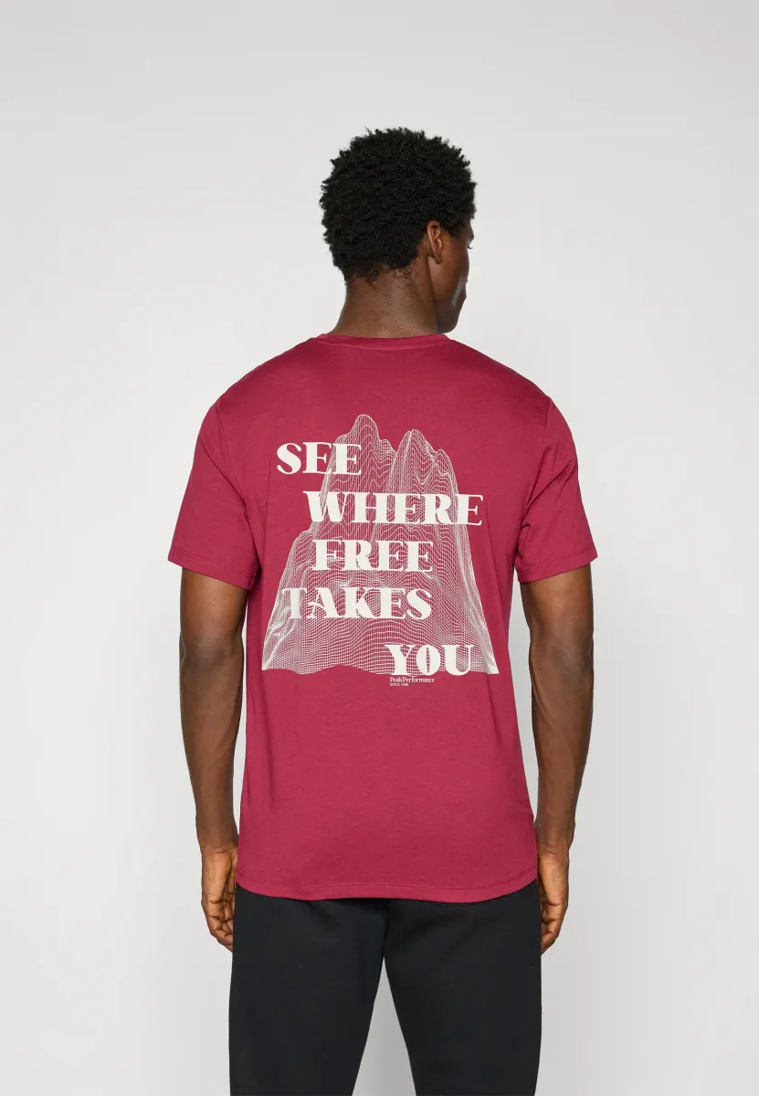 EXPLORE GRAPHIC TEE - T-Shirt print - vertical zenith