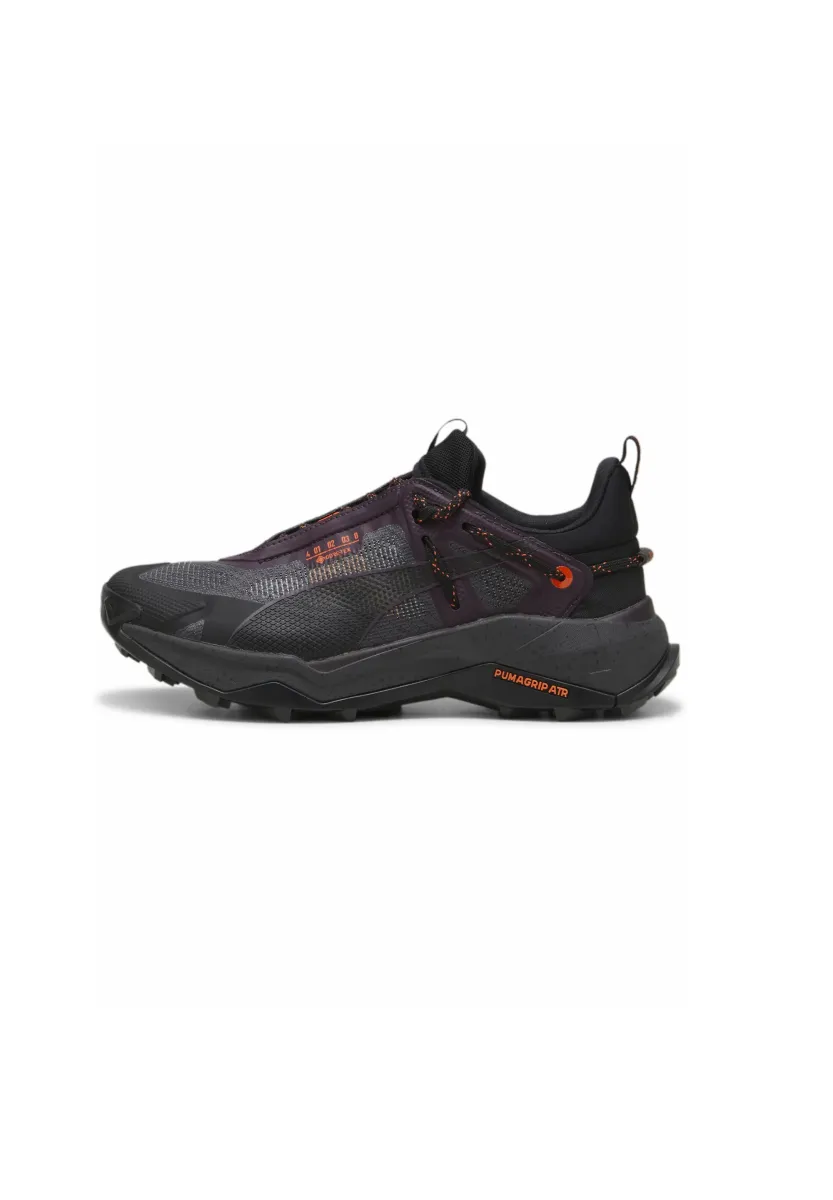 EXPLORE NITRO GORE-TEX - Sneaker low - black-midnight plum-flame flicker