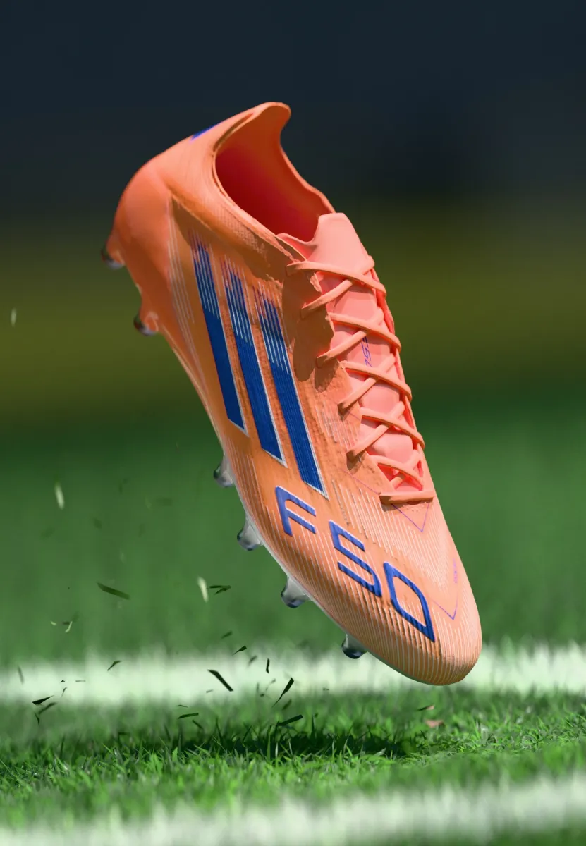 F50 ELITE ARTIFICIAL GROUND FOOTBALL BOOTS - Fußballschuhe Kunstrasen - beam orange/lucid blue/footwear white