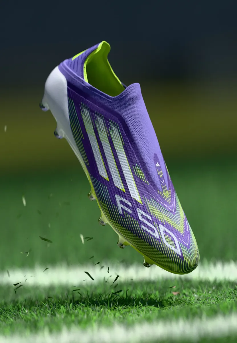 F50 ELITE LL AG - Rasen-Fußballschuhe - purple rush/cloud white/lucid lemon