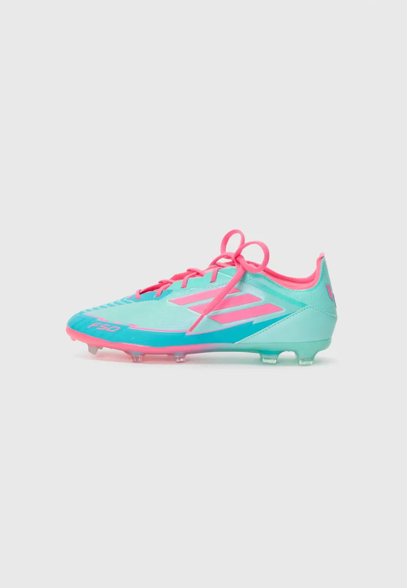 F50 ELITE MESSI UNISEX - Fußballschuhe für festen Untergrund - flash aqua/lucid pink/lucid cyan