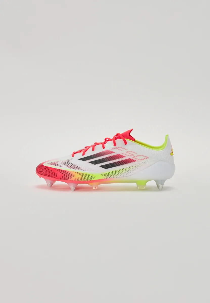 F50 ELITE SOFT GROUND - Fußballschuhe für weichen Untergrund - white/core black/solar yellow