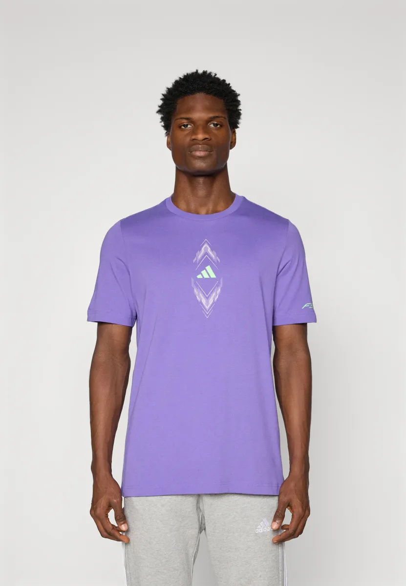 F50 GRAPHIC T-SHIRT - T-Shirt print - purple rush