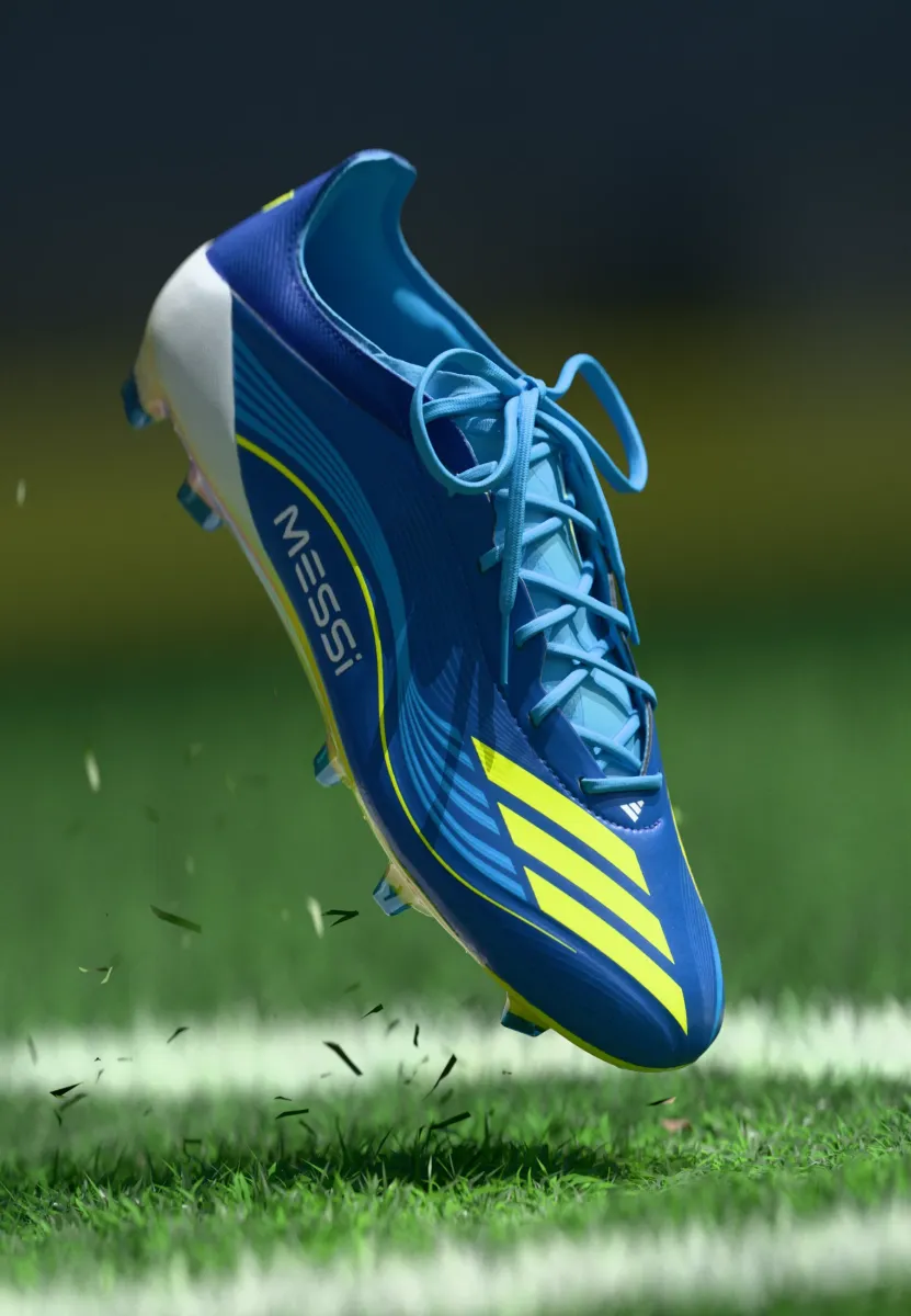 F50 MESSI ELITE FIRM GROUND FOOTBALL BOOTS - Fußballschuhe für festen Untergrund - team royal blue/solar yellow/semi blue burst