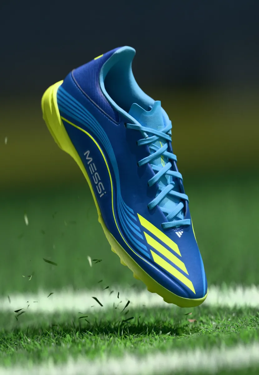 F50 MESSI LEAGUE TURF FOOTBALL BOOTS - Rasen-Fußballschuhe - team royal blue/solar yellow/semi blue burst