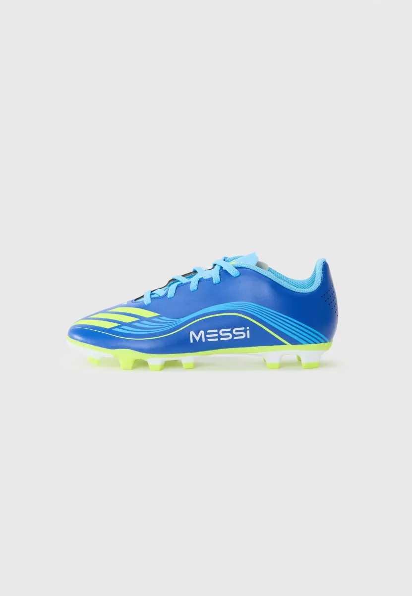 F50 MESSI UNISEX - Fußballschuhe für festen Untergrund - blue/ yellow