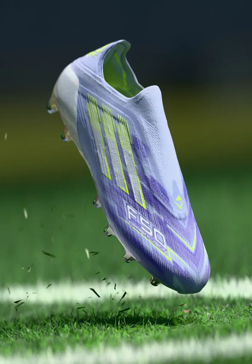 F50 SPARKFUSION ELITE W LACELESS FIRM GROUND / ARTIFICIAL GROUND FOOTBALL BOOTS - Fußballschuhe für festen Untergrund - violet tone/lucid lemon/purple rush