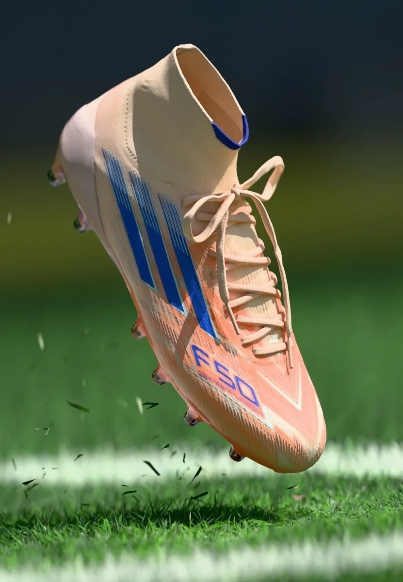 F50 SPARKFUSION ELITE W MID FIRM GROUND / ARTIFICIAL GROUND FOOTBALL BOOTS - Fußballschuhe für festen Untergrund - bliss orange/lucid blue/beam orange