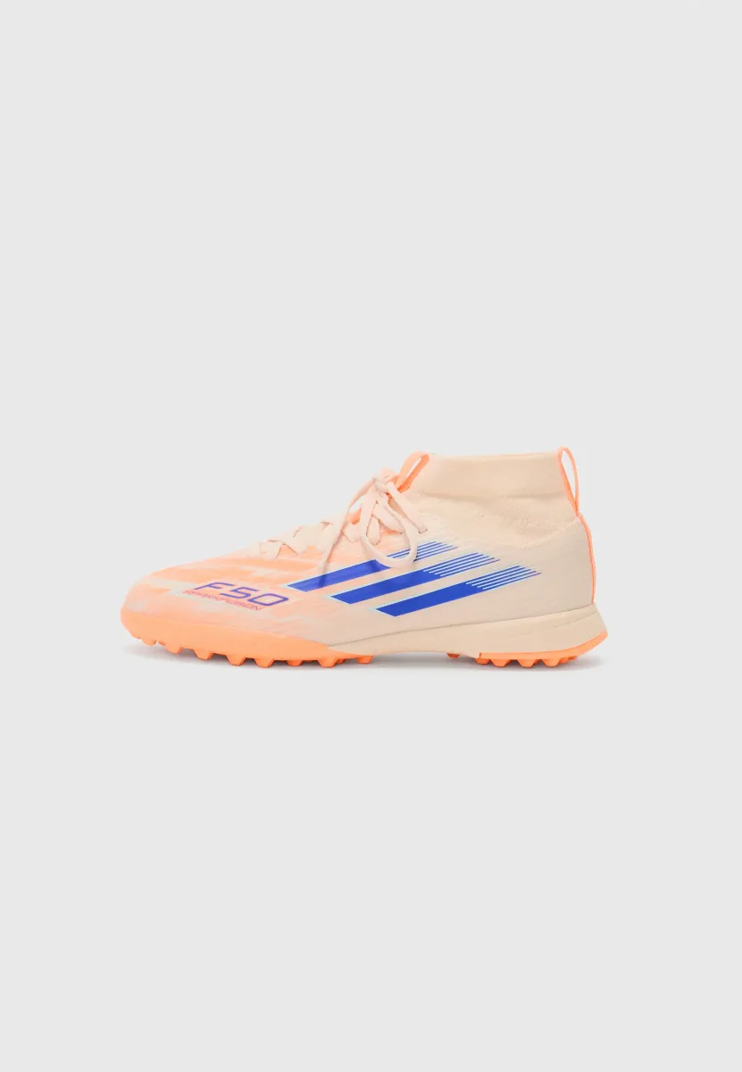 F50 SPARKFUSION LEAGUE UNISEX - Rasen-Fußballschuhe - bliss orange/lucid blue/beam orange