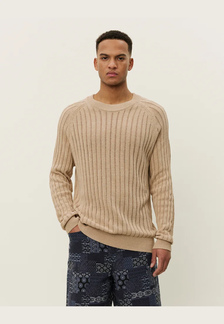 FABIAN CREWNECK - Strickpullover - irish cream