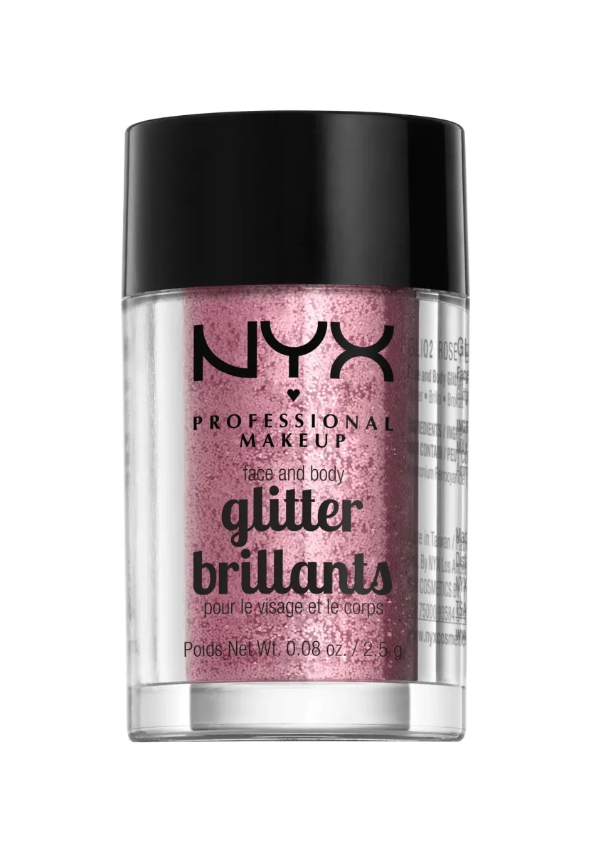 FACE & BODY GLITTER - Glitzer - 2 rose