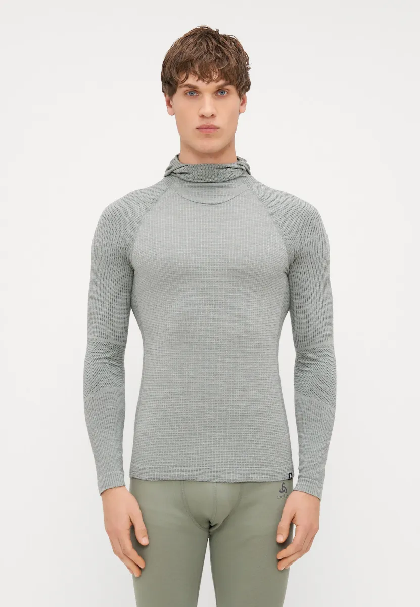 FACEMASK SEAMLESS PERFORMANCE  - Unterhemd/-shirt - shadow