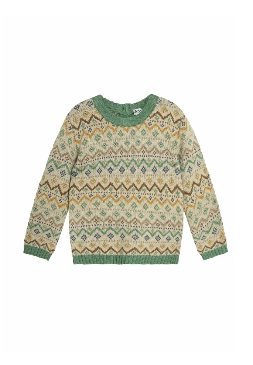 FAIR ISLE REGULAR FIT - Strickpullover - natural