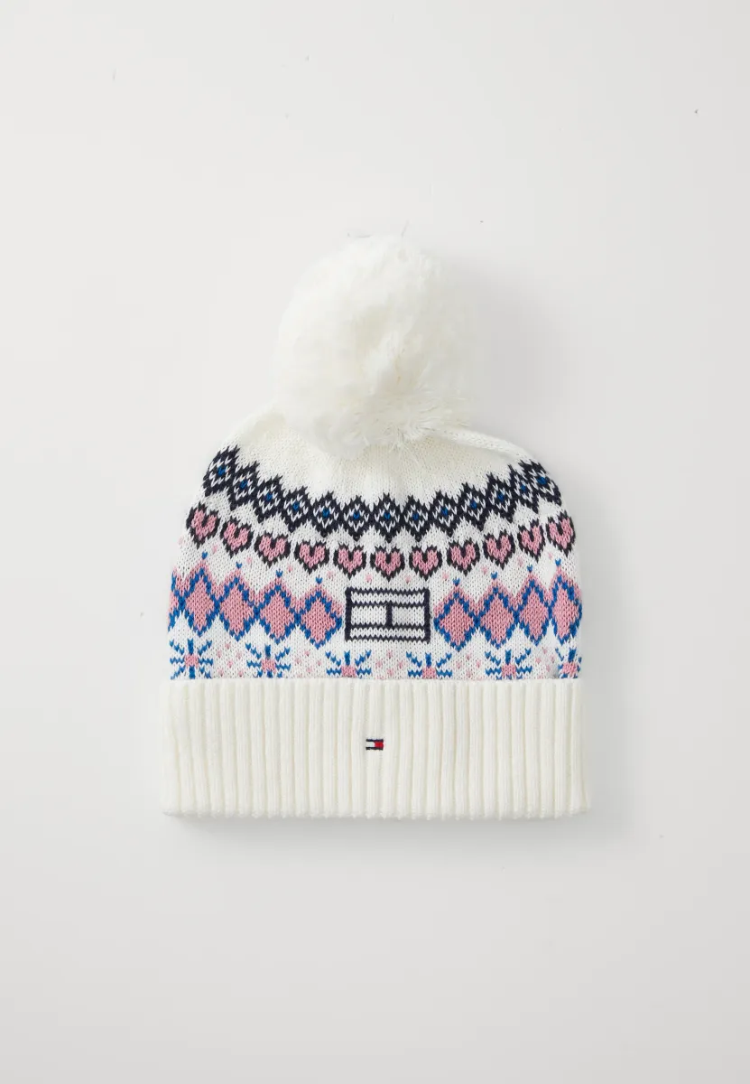 FAIRISLE BEANIE UNISEX - Mütze - ivory silk