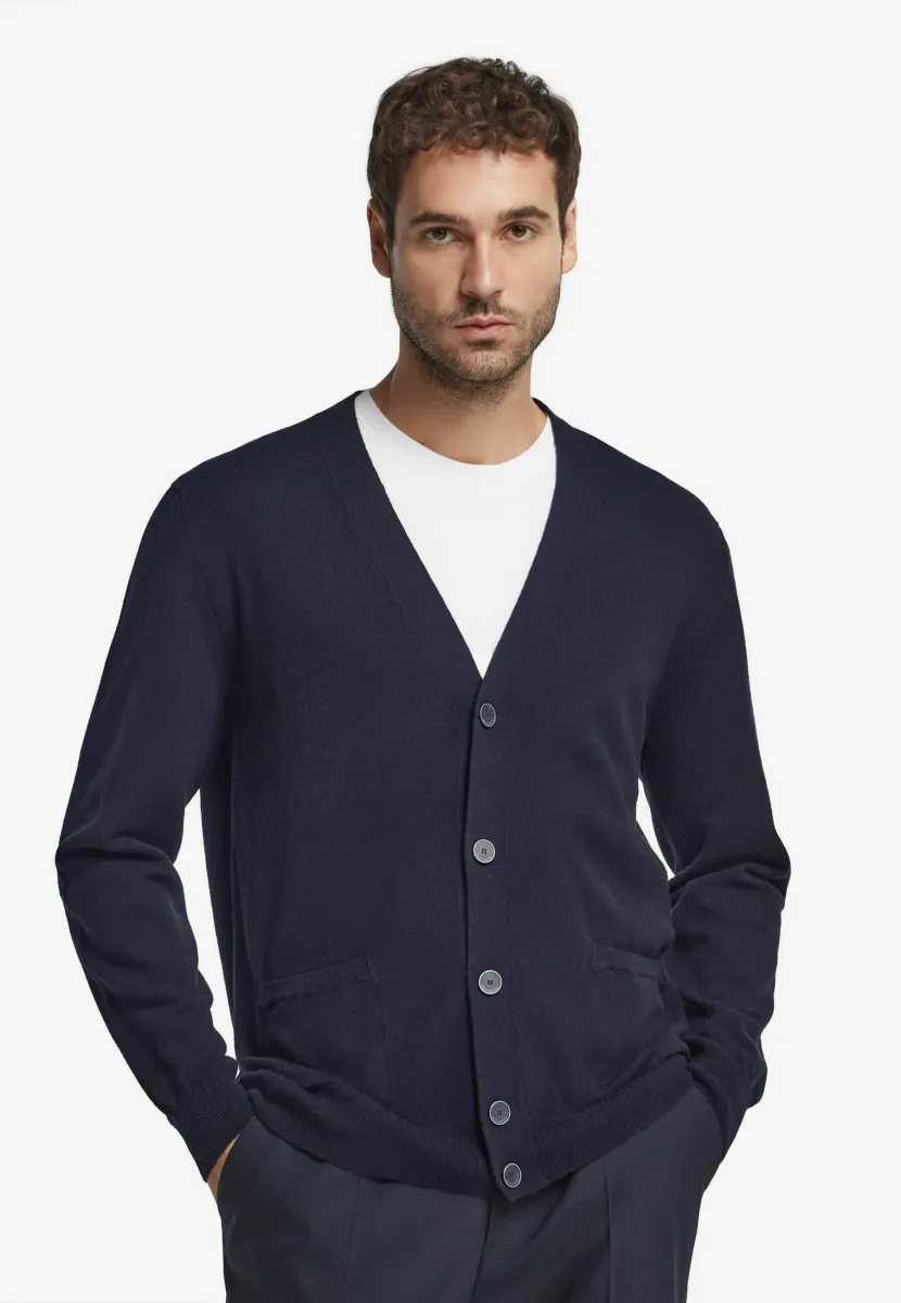 FALCONERI . - Strickjacke - blau/navy blue