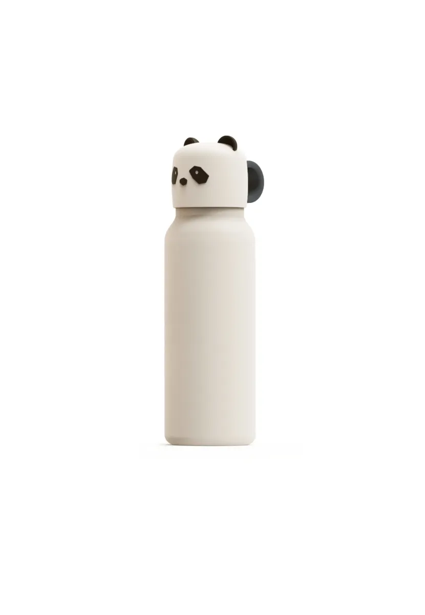 FALK WITH PANDA LID 350 ML UNISEX - Trinkflasche - sandy