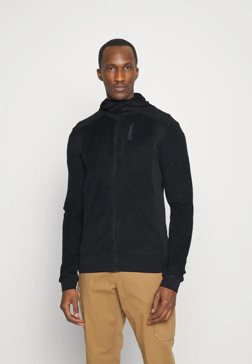 FALKETIND ALPHA ZIP HOOD - Fleecejacke - schwarz