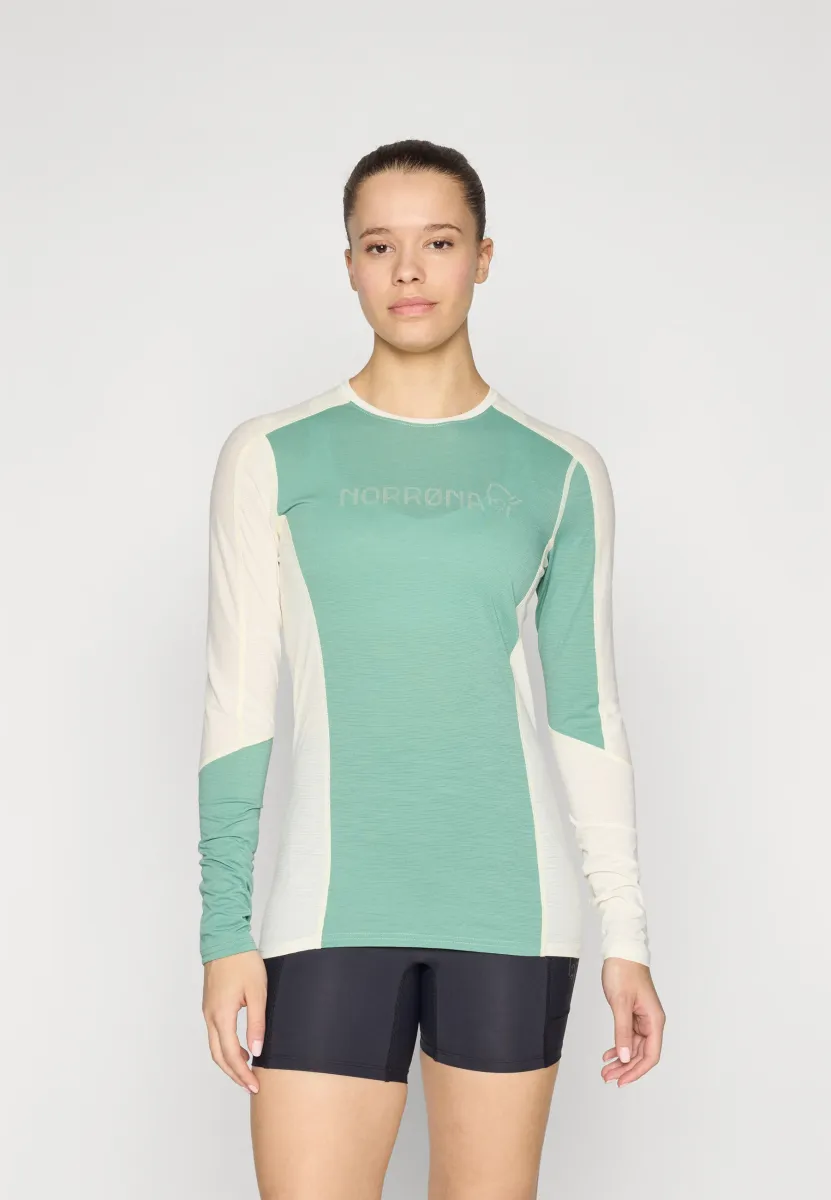 FALKETIND EQUALISER ROUND NECK - Langarmshirt - malachite green