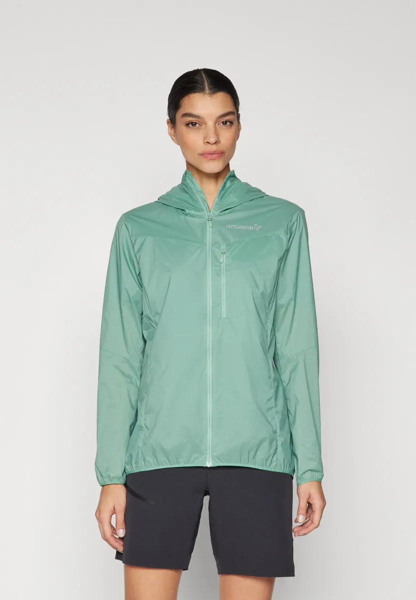 FALKETIND HOOD - Windbreaker - malachite green