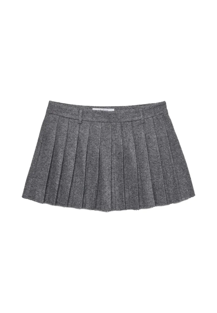 Faltenrock - dark grey