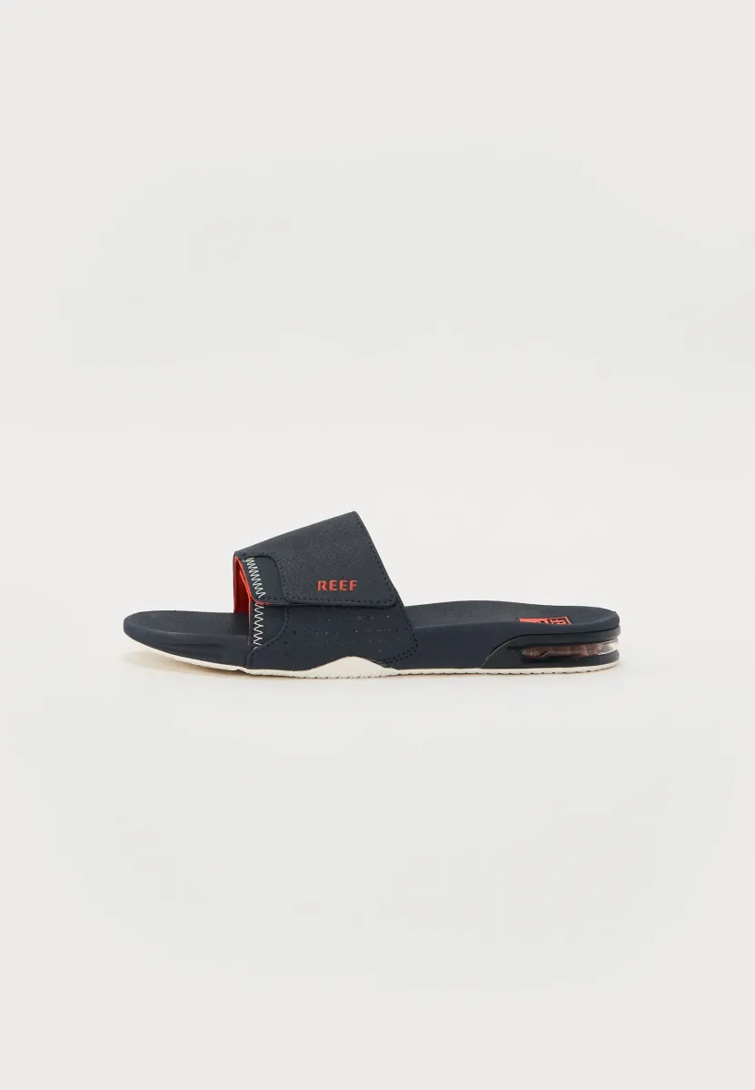 FANNING - Hausschuh - navy/orange/white