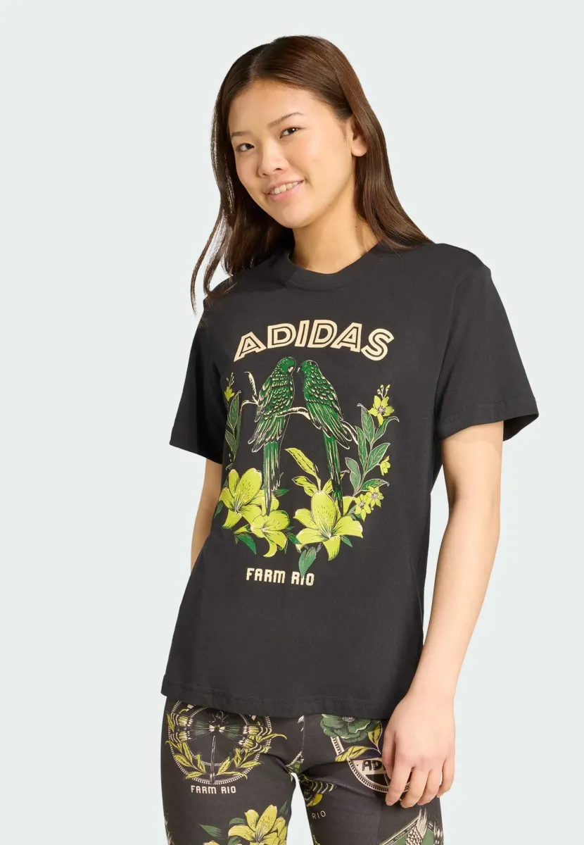 FARM GFX TEE 2 - T-Shirt print - black