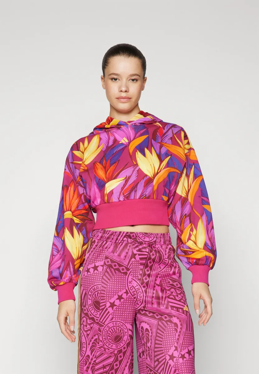 FARM - Kapuzenpullover - bold pink/spring yellow/lucid fuchsia