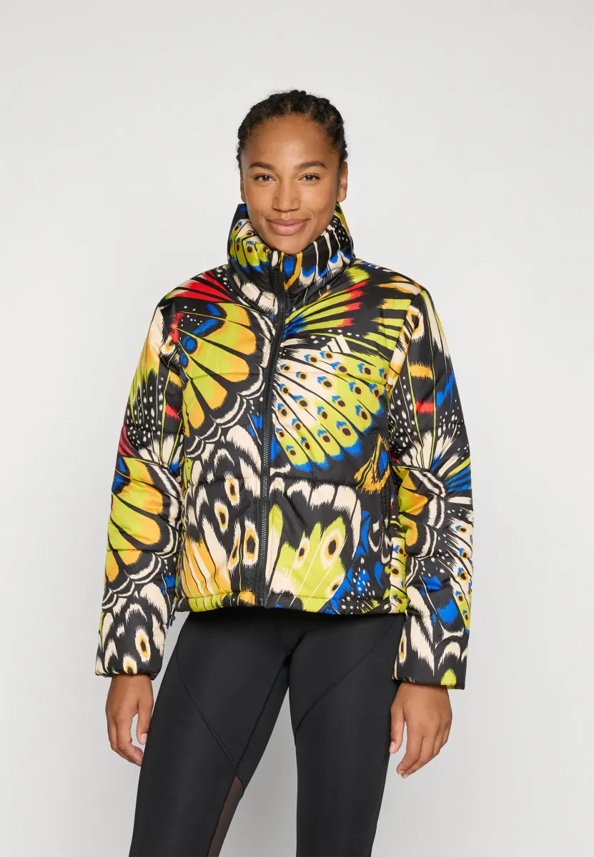 FARM PADDED - Winterjacke - black/hirblu/lusred
