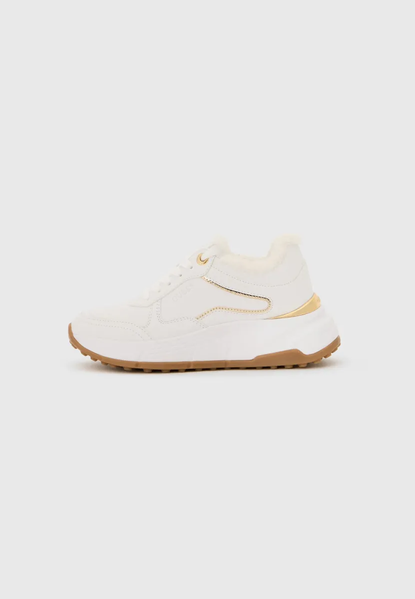 FARREA - Sneaker low - white/platino-coloured