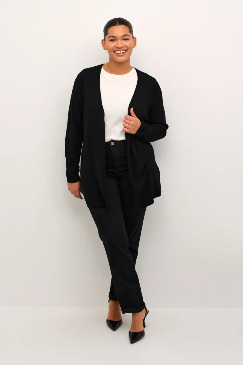 FARSIA - Strickjacke - black deep