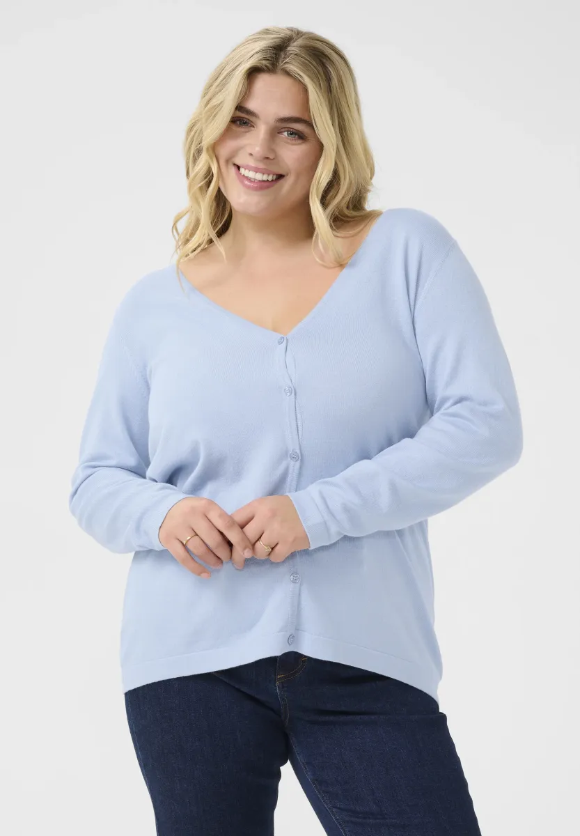 FARSIA - Strickjacke - soft chambray