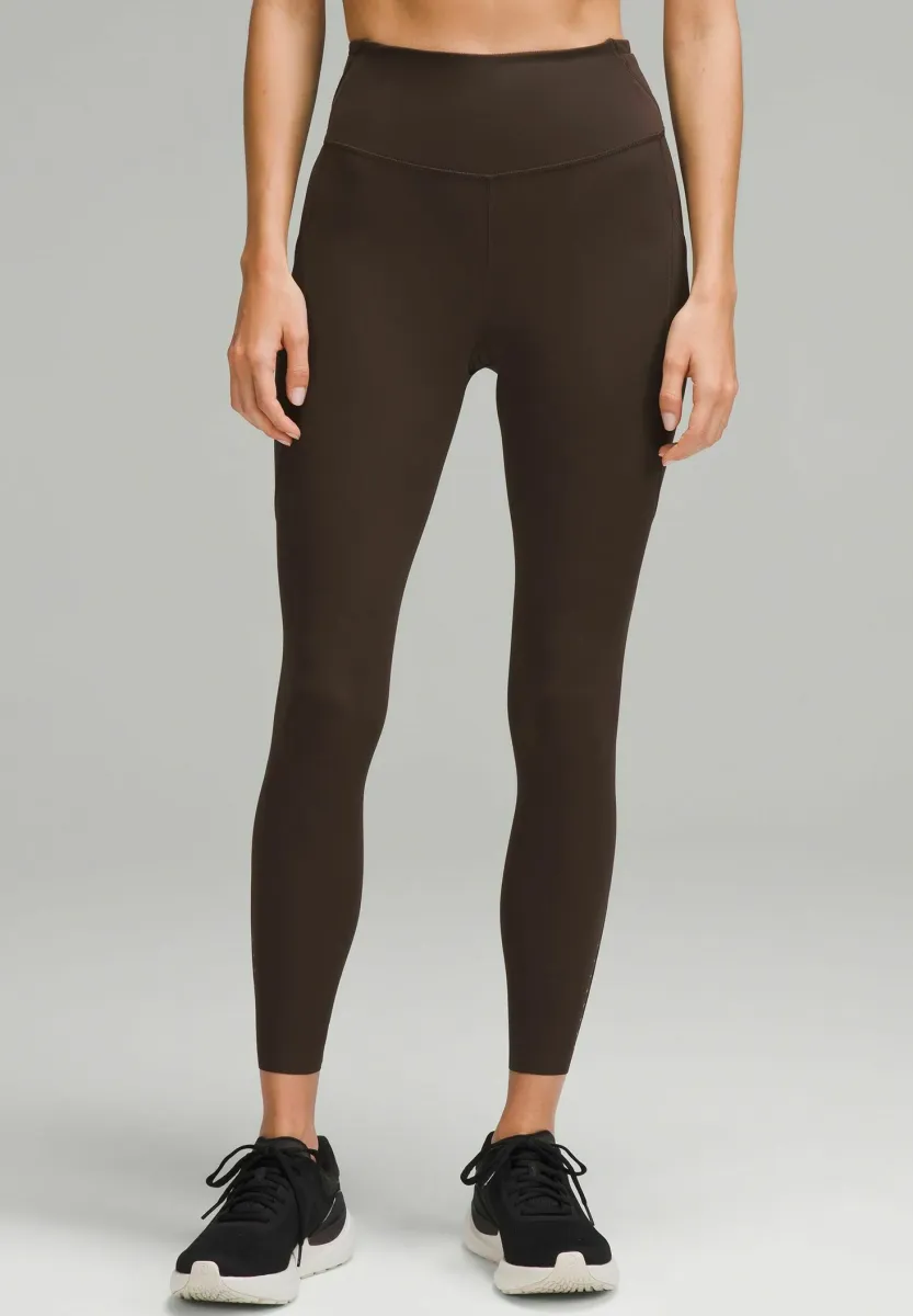 Fast and Free High-Rise Pockets 64cm - Tights - espresso
