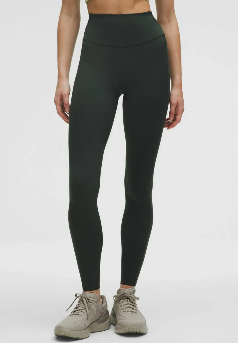 FAST AND FREE HIGH-RISE POCKETS 71CM - Tights - rainforest green