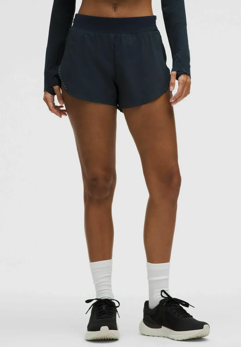 FAST AND FREE HIGH-RISE SPLIT 8CM - Kurze Sporthose - true navy
