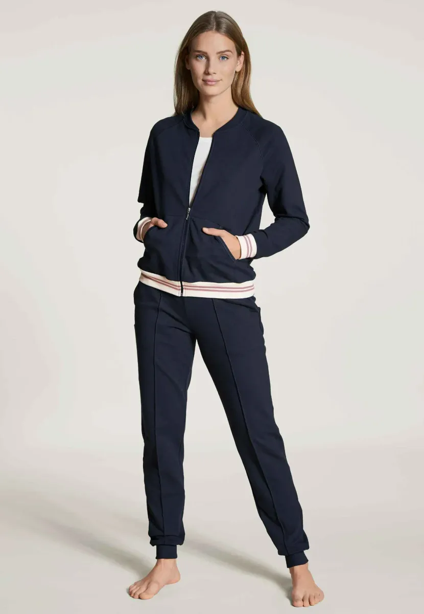 FAVOURITE LOUNGE - Strickjacke - dark blue