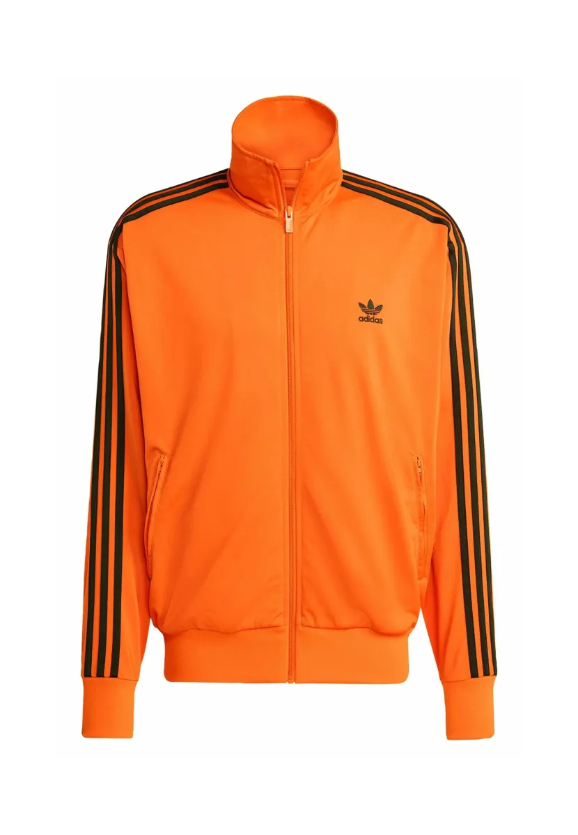 FBIRD - Sweatjacke - impact orange black