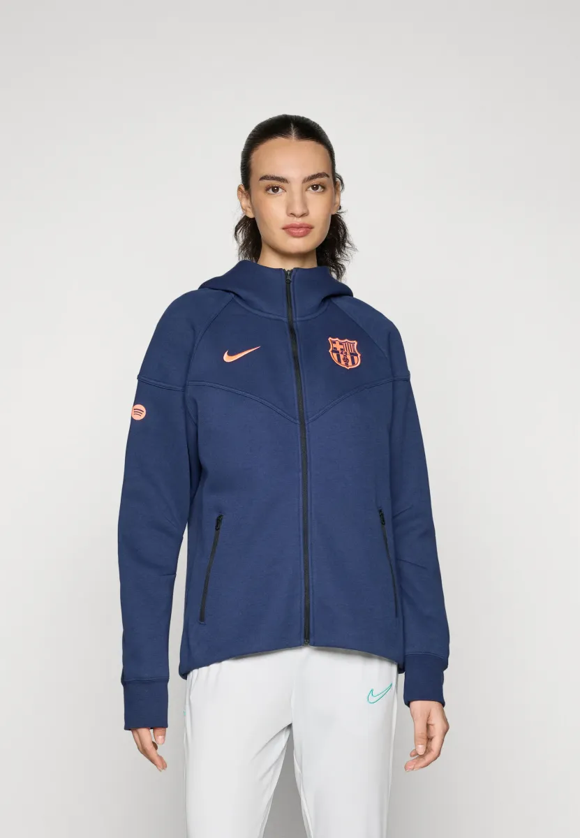 FC BARCELONA TECH WINDRUNNER THIRD - Vereinsmannschaften - midnight navy/bright mango