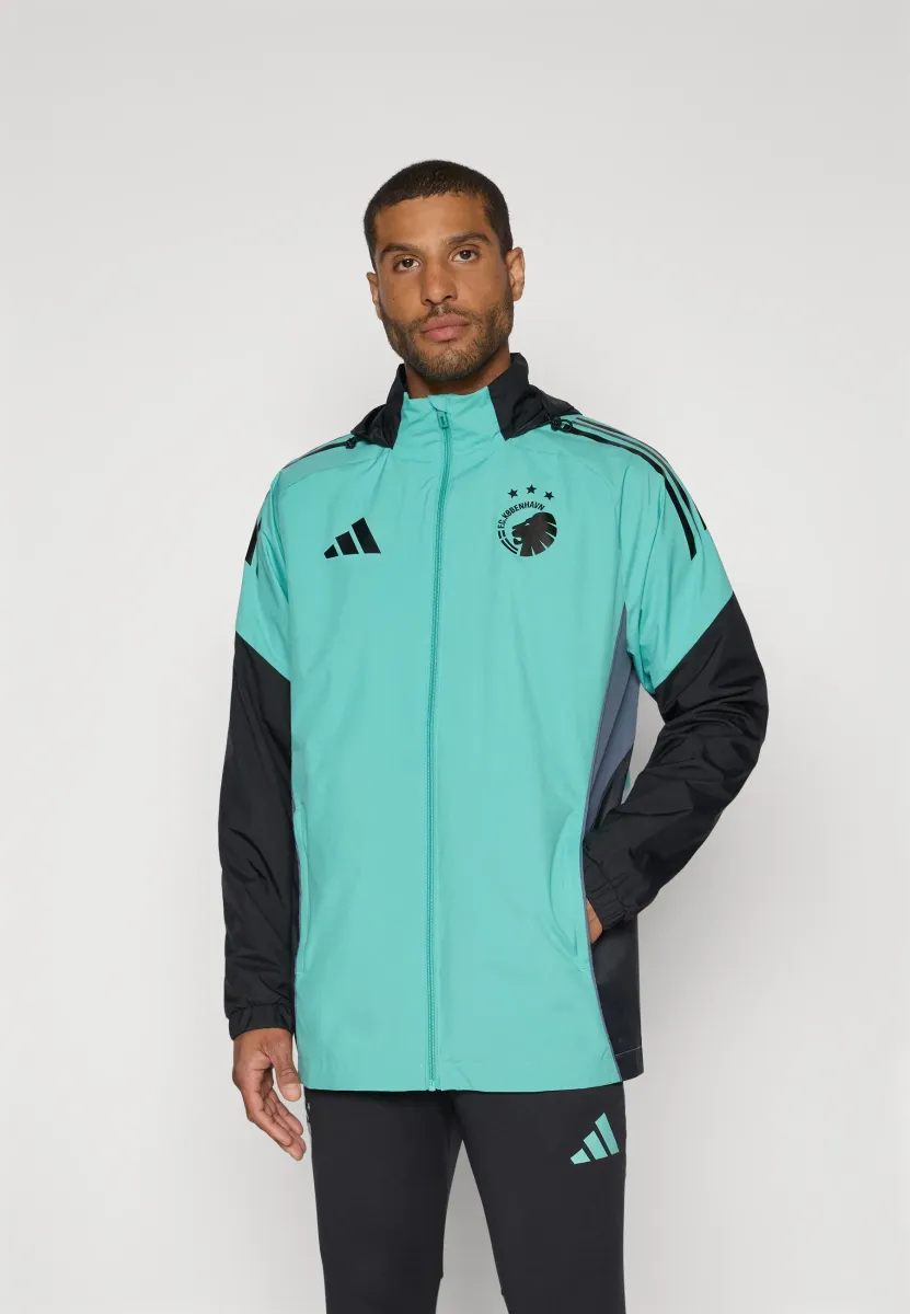FC COPENHAGEN 2025/2026 COMPETITION ALL WEATHER JACKET - Vereinsmannschaften - fade ocean/black/onix
