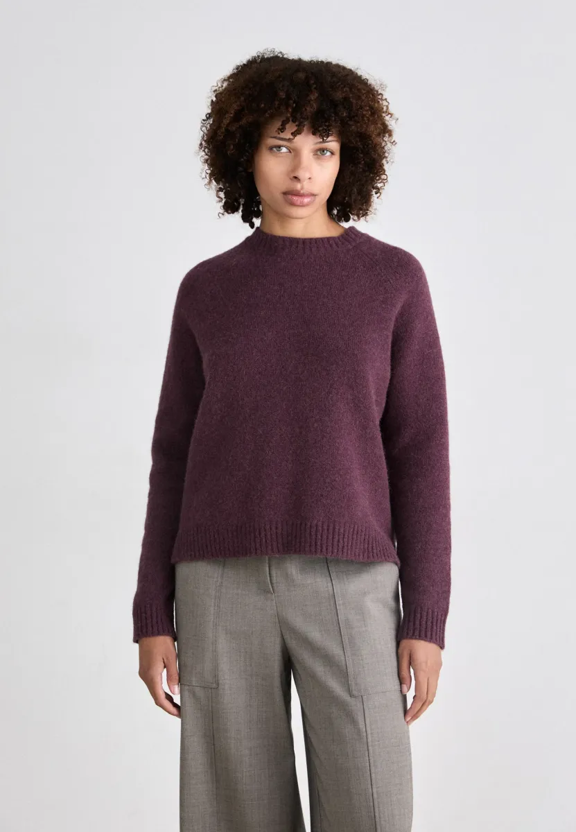 FEBISAN - Strickpullover - dark purple