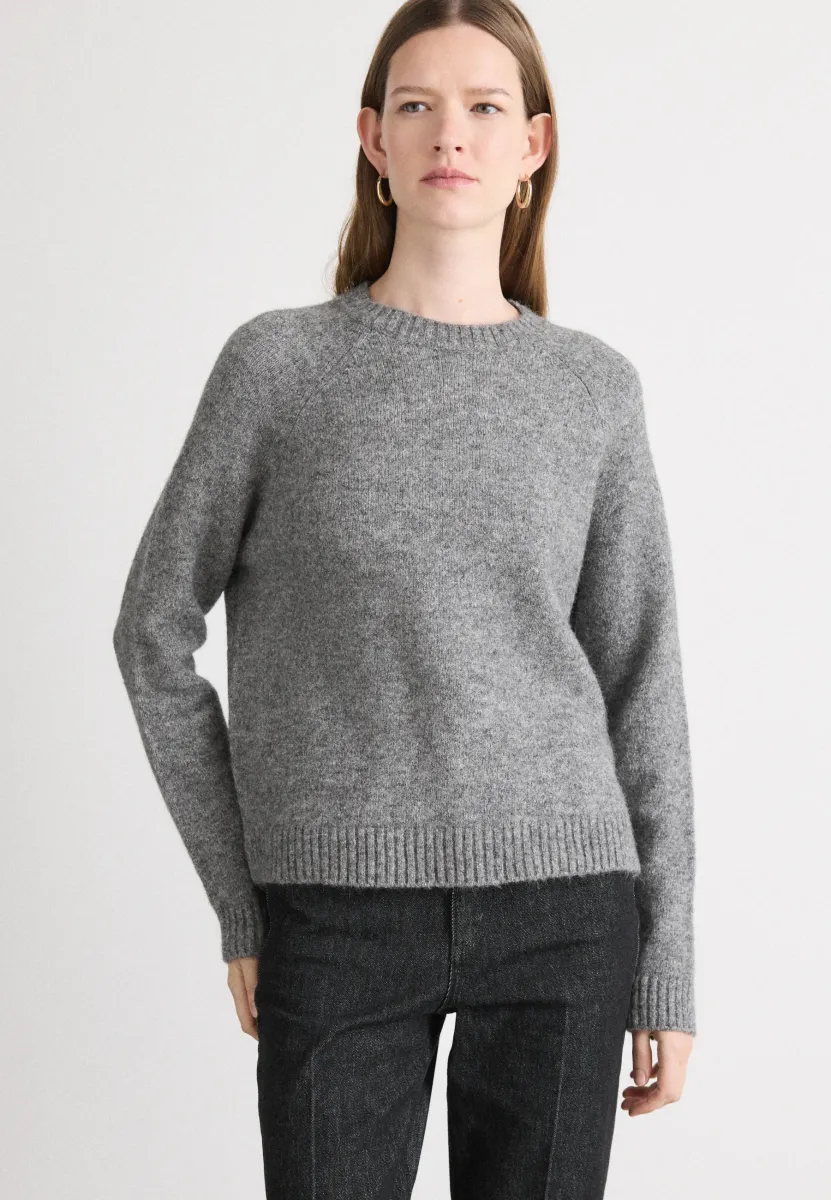 FEBISAN - Strickpullover - light pastel grey