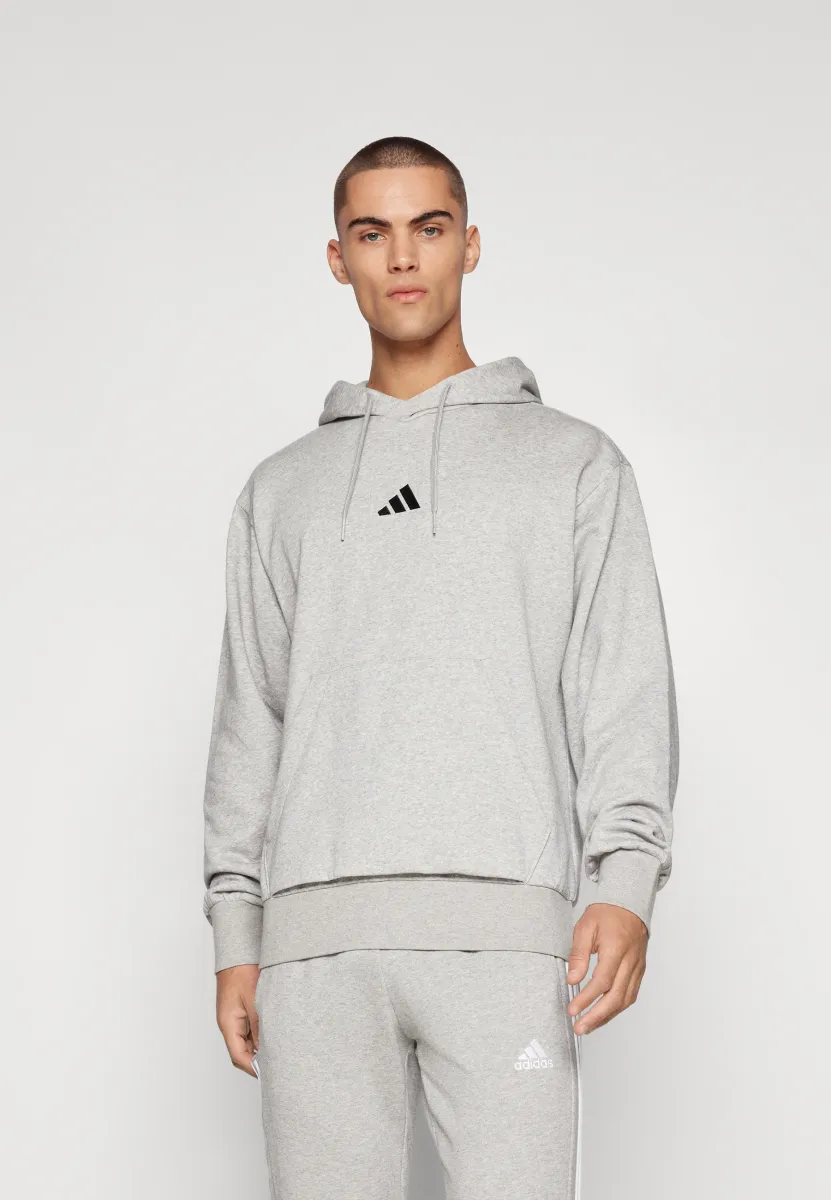 FEELCOZY - Kapuzenpullover - medium grey heather/black