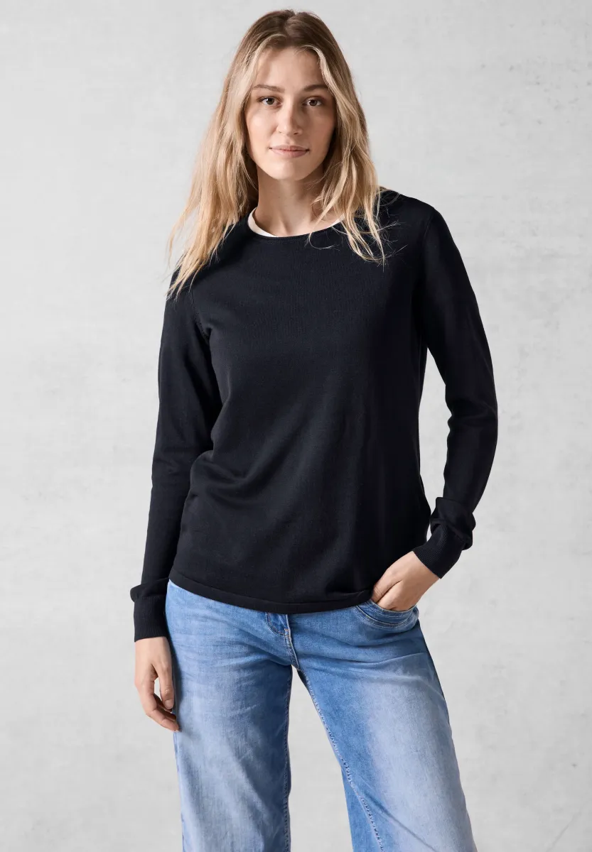 FEIN - Strickpullover - blau